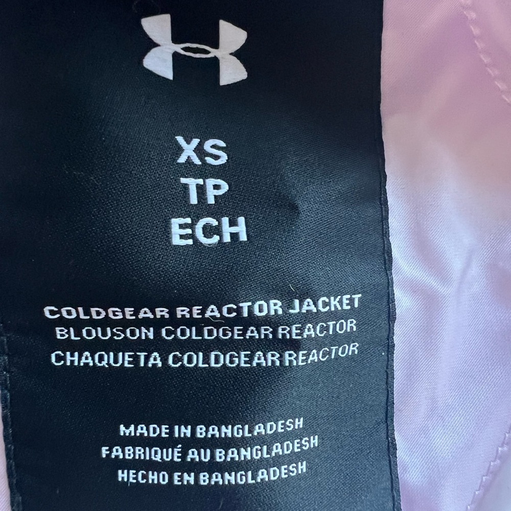 Under Armour Women's Cold Gear Reactor Light Purple Quilted Puffer Jacket NWT - Picture 9 of 16